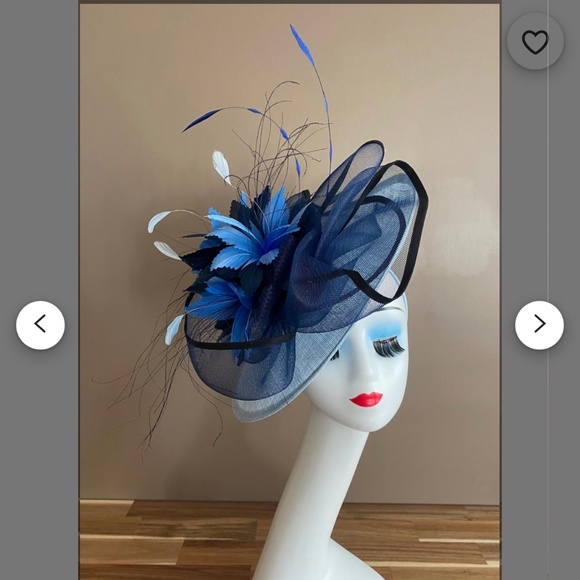 Multicolor blue derby hat - Picture 3 of 3